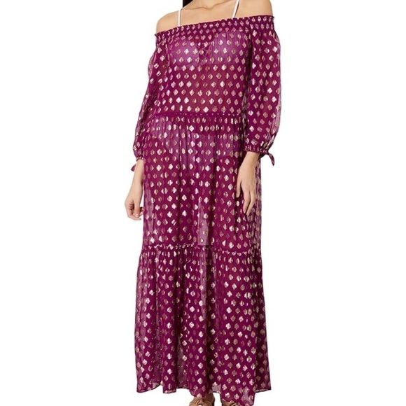 LILLY PULITZER Dayla Maxi Cover-Up AMERENA CHERRY maxi dress size xl